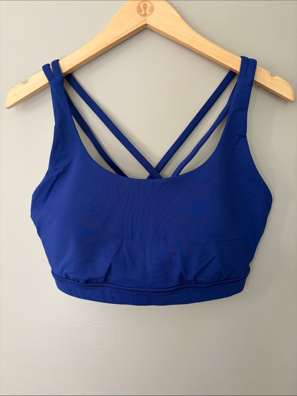 Lululemon Energy Bra Size 12 Psychic Blue Athletic Sports Workout Gym